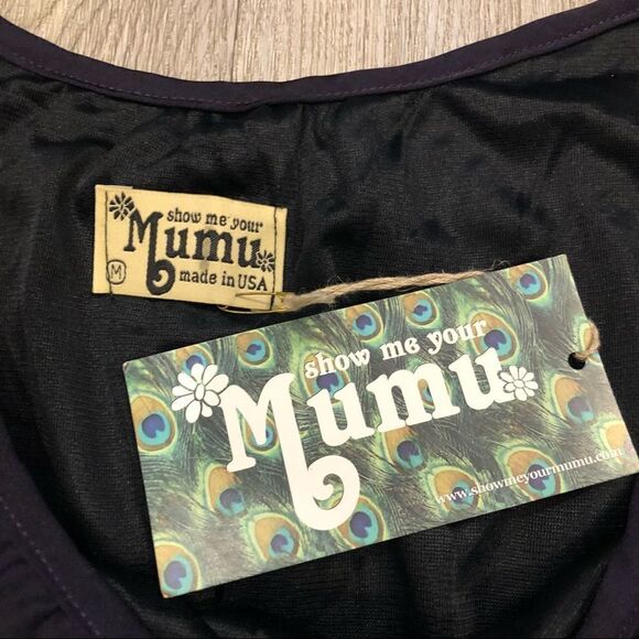 SHOW ME YOUR MUMU Women’s Cold Shoulder Mini Dress NWT Size Medium - Picture 6 of 7